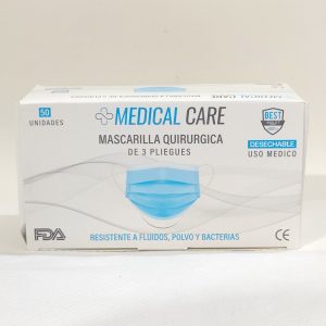 MASCARILLA 3PLIEGUES 50u